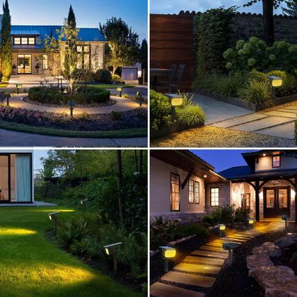 Imagem de Spot Lights Solar Spot Lights Nipify Outdoor Motion Sensor, pacote com 2