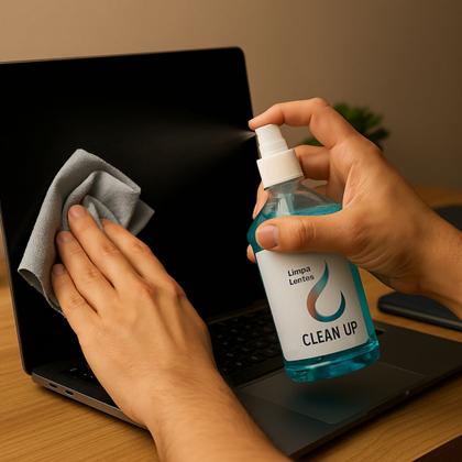 Imagem de Spray 500ml Limpa Lentes de Oculos Tela Tv Celular Notebook