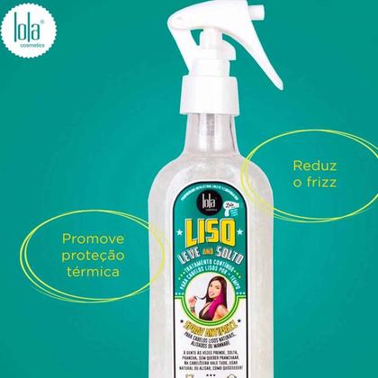 Imagem de Spray Antifrizz Liso Leve and Solto 200ml - Lola Cosmetics