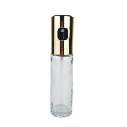 Imagem de Spray Azeite Óleo Vinagre Borrifador em Vidro 100ml Dourado