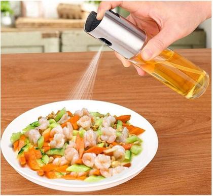 Imagem de Spray Borrifador em Vidro e Inox para Azeite, Óleo, Shoyo, Vinagre e Outros 100ml