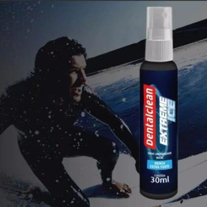 Imagem de Spray Bucal Antisséptico Aromatizante Extreme Ice Menta Hálito Limpeza Portátil 30ml Dentalclean