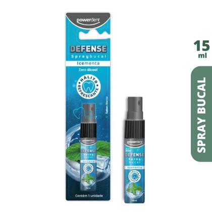 Imagem de Spray Bucal Defense Ice Menta  Powerdent  15ml