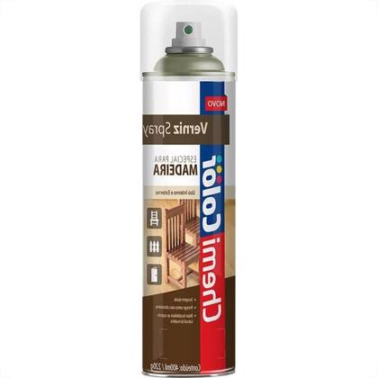 Imagem de Spray Chemicolor Verniz Madeira Mogno 400Ml/220G.