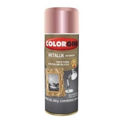 Imagem de Spray Colorgin Metallik 350ml Rose Gold 56 Interior