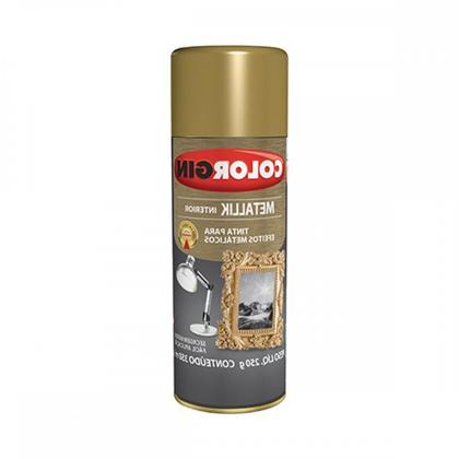 Imagem de Spray Colorgin Metallik Dourado 350Ml