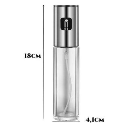 Imagem de Spray de Azeite Pulverizador Borrifador Vidro INOX