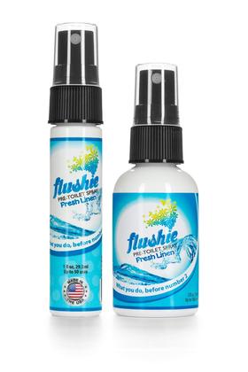 Imagem de Spray de banheiro Flushie Pre-Toilet Sprays tamanho de viagem