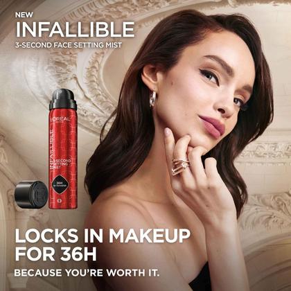 Imagem de Spray de Fixação L'Oréal Paris Infallible 3 Segundos - 50ml