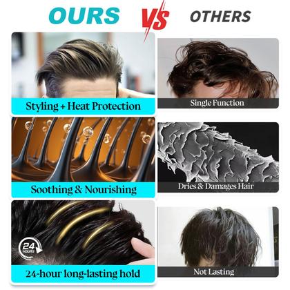 Imagem de Spray de sal marinho CKM para homens, proteção UV, texturização, 200 ml