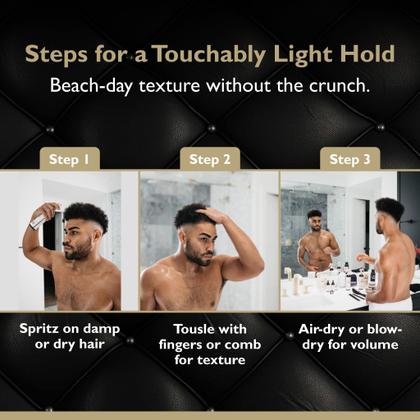 Imagem de Spray de sal marinho DandyMen Lightweight Texture Volume, pacote com 2 unidades