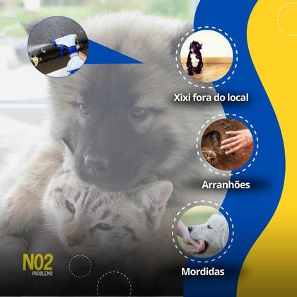 Imagem de Spray Educador Afasta Pet 500ml No2problems Para Cães E Gatos Uso Em Superfícies Internas E Externas