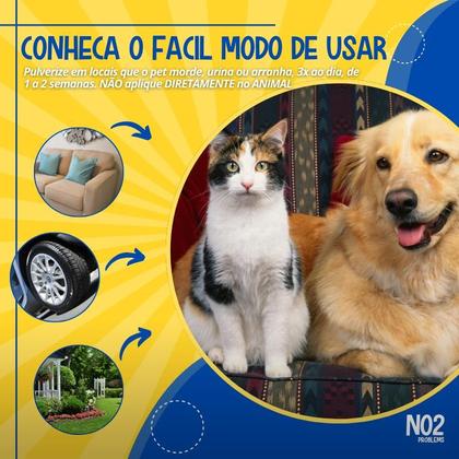 Imagem de Spray Educador Afasta Pet 500ml No2problems Para Cães E Gatos Uso Em Superfícies Internas E Externas