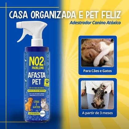 Imagem de Spray Educador Afasta Pet 500ml No2problems Para Cães E Gatos Uso Em Superfícies Internas E Externas