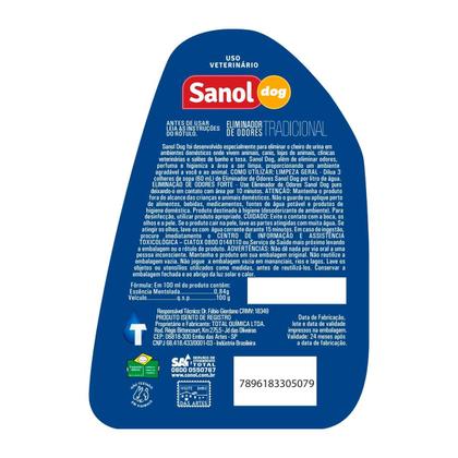 Imagem de Spray Eliminador De Odores Sanol Dog 500Ml Spray:Tradicional
