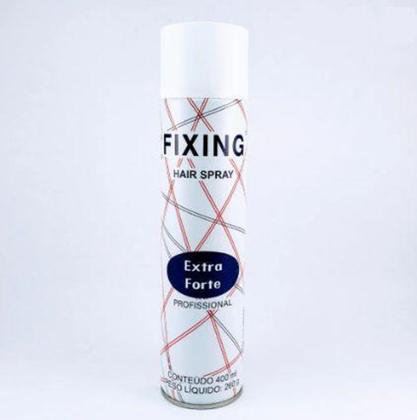 Imagem de Spray Fixador De Cabelo Profissional Extra Forte FIXING 400ml