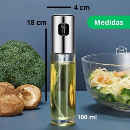 Imagem de Spray Gourmet De Azeite Óleo Garrafa De Vidro 100Ml