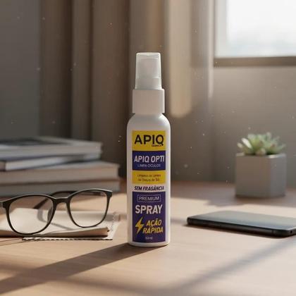 Imagem de Spray Limpa Lente De Óculos De Grau De Sol Kit Com 3 Peças 60ml Branco Sem Fragrância