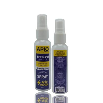 Imagem de Spray Limpa Lente De Óculos De Grau De Sol Kit Com 3 Peças 60ml Branco Sem Fragrância