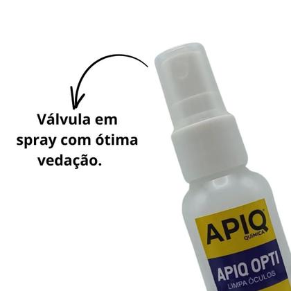 Imagem de Spray Limpa Lente De Óculos De Grau De Sol Kit Com 3 Peças 60ml Branco Sem Fragrância