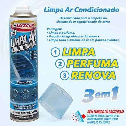 Imagem de Spray Limpador Ar Condicionado Hilux 1998 1999 2000 2001 Renovador Sistema Ventilação