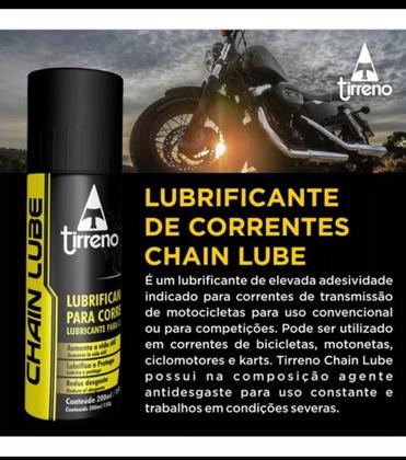 Imagem de Spray Lubrificante Corrente Tirreno Chain Lube Moto Bike