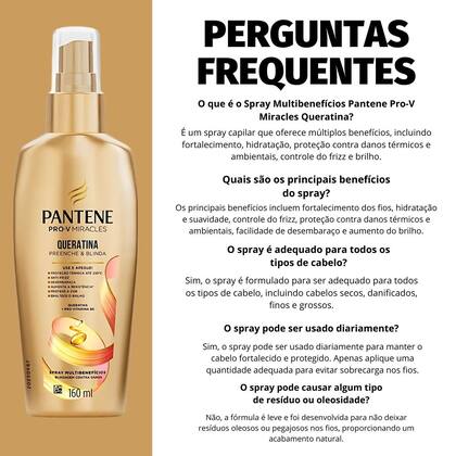 Imagem de Spray Multibenefícios Pantene Pro-V Miracles Queratina 160ml