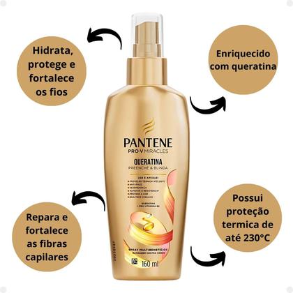 Imagem de Spray Multibenefícios Pantene Pro-V Miracles Queratina 160ml