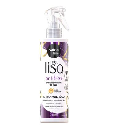 Imagem de Spray multiuso meu liso 10 em 1 antifrizz salon line 240ml