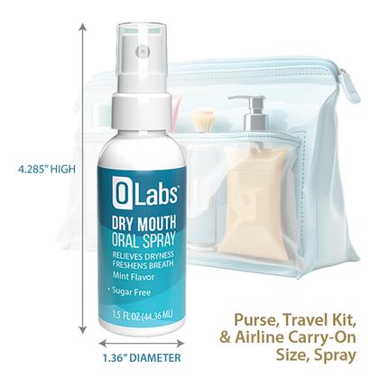 Imagem de Spray para boca seca Olabs, sabor menta, 45 ml, 2 pacotes, sem açúcar