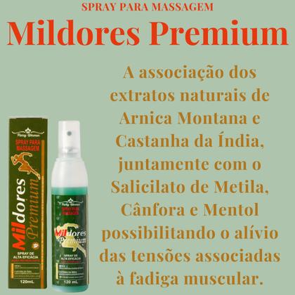 Imagem de Spray para Massagem Pierry Wermon Mil Dores Frasco 120ml Kit 3 Unidades