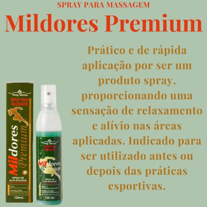 Imagem de Spray para Massagem Pierry Wermon Mil Dores Frasco 120ml Kit 3 Unidades