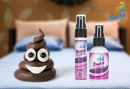 Imagem de Spray pré-higiênico Flushie Lavender Rain 118 ml, tamanho de viagem (pacote com 4)