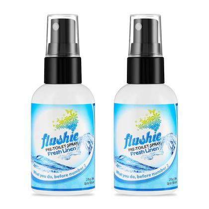 Imagem de Spray pré-higiênico Flushie Travel Size Bathroom 120 ml, pacote com 3