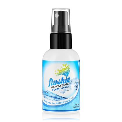 Imagem de Spray pré-higiênico Flushie Travel Size Bathroom 120 ml, pacote com 3