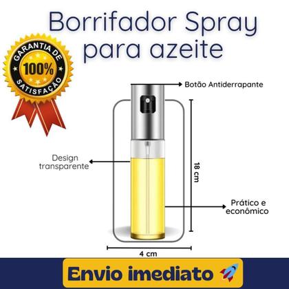 Imagem de Spray Pulverizador Borrifador Azeite Vinagre Em Vidro - WD VARIEDADES
