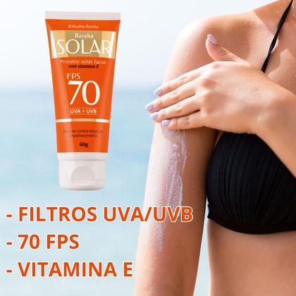 Imagem de Spray Repelente contra Mosquitos Bem Estar + Protetor Solar Facial 70 FPS + Protetor Labial FPS 30 Abelha Rainha