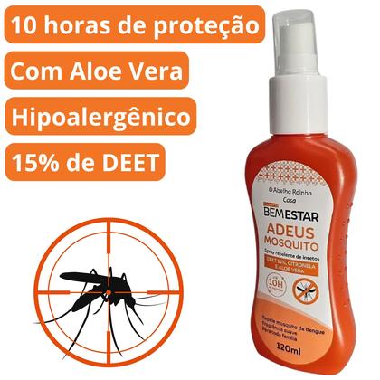 Imagem de Spray Repelente contra Mosquitos Bem Estar + Protetor Solar Facial 70 FPS + Protetor Labial FPS 30 Abelha Rainha