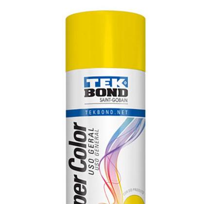 Imagem de Spray super color uso geral amarelo 350 ml / 250 g tekbond