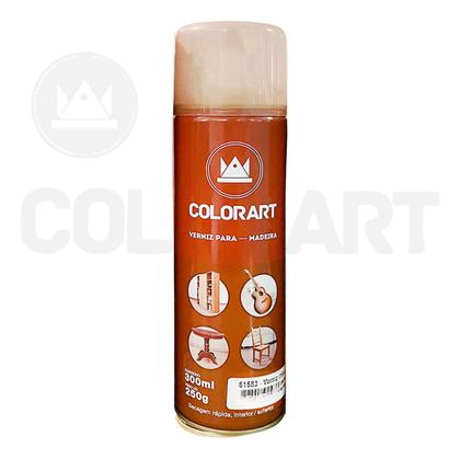 Imagem de Spray Verniz Portas Mdf Para Madeira Colorart 300ml Cores