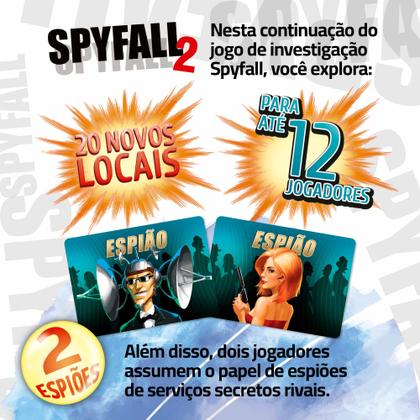 Imagem de Spyfall 2 Jogo de Tabuleiro Dedução Jogo Rápido Até 12 Amigos Papergames Jogo de Cartas Regras Simples