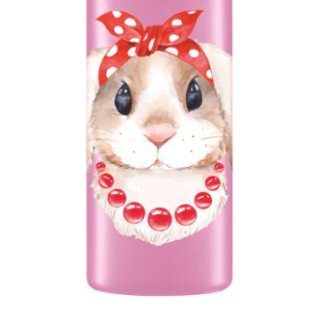 Imagem de Squeeze Garrafa Para Água Suco 350ml Coelho Rosa Esporte R41