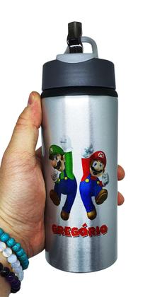 Imagem de Squeeze Garrafinha Personalizado Super Mario e Luigi