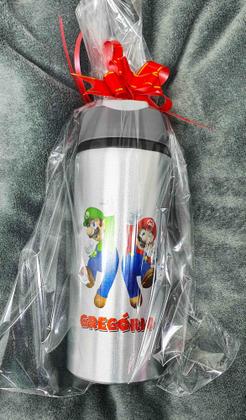 Imagem de Squeeze Garrafinha Personalizado Super Mario e Luigi