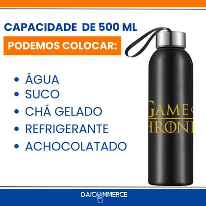 Imagem de Squeeze Personalizado Game of Thrones 800ml Presente Geek Incrível