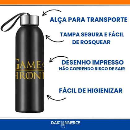 Imagem de Squeeze Personalizado Game of Thrones 800ml Presente Geek Incrível