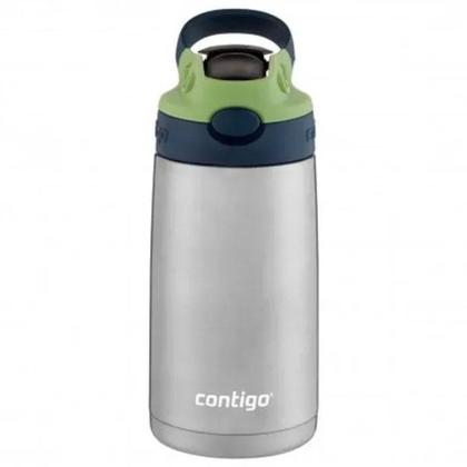 Imagem de Squeeze Térmica Inox Autospout Infantil Verde 384ml - Contigo