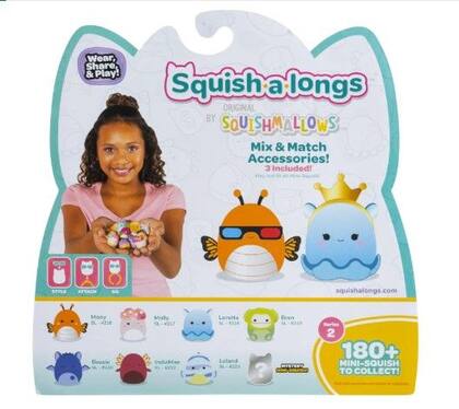 Imagem de Squish a Longs - 8 Bonecos de 2cm - Mony - Sunny - 4292