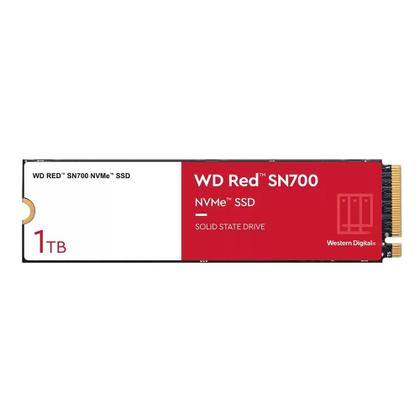 Imagem de SSD 1 TB WD Red SN700, M.2 2280, NVMe, Leitura: 3430MB/s e Gravação: 3000MB/s, Vermelho - WDS100T1R0C