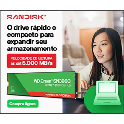Imagem de Ssd 1tb wd green sn3000 m.2 2280 nvme pcie gen4 x4 wds100t4g0e-00cps0
